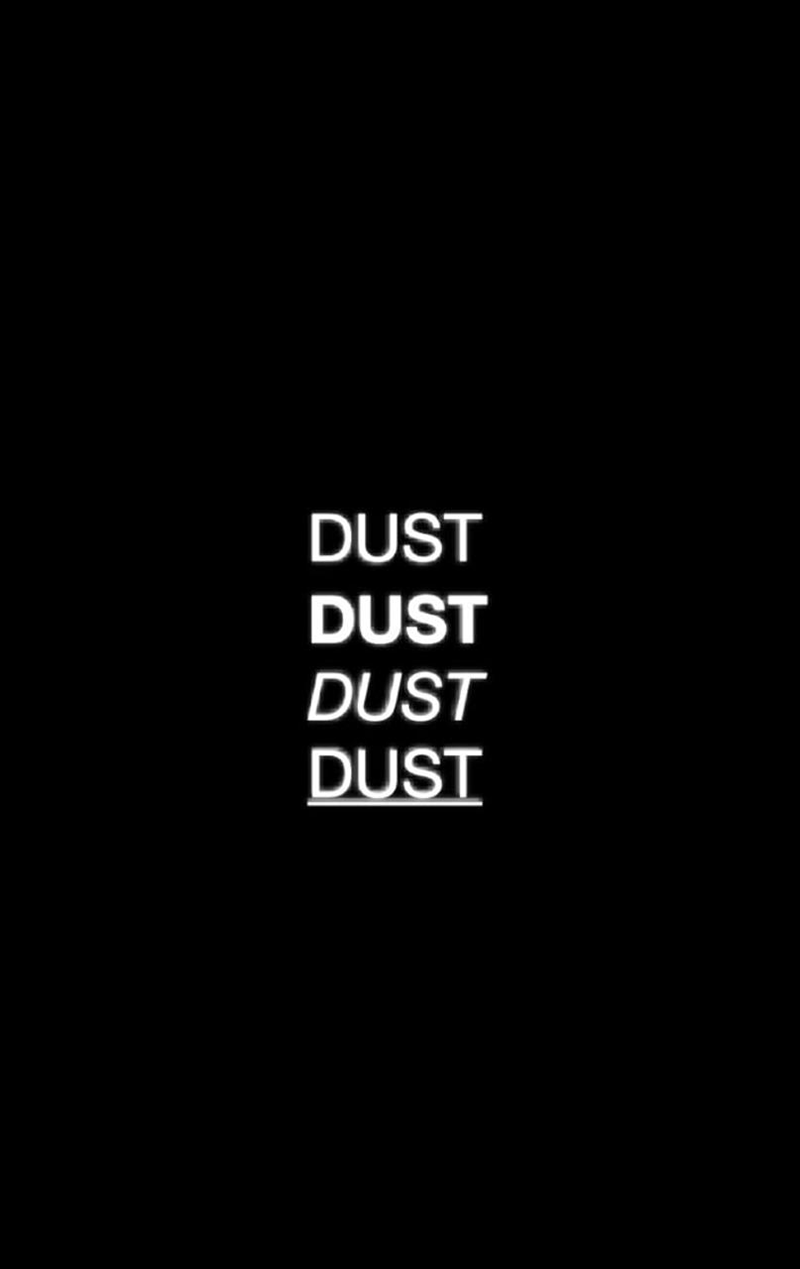 Dust poster